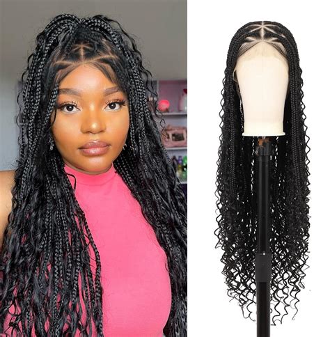 amazon braided lace wigs|long braided lace front wigs.